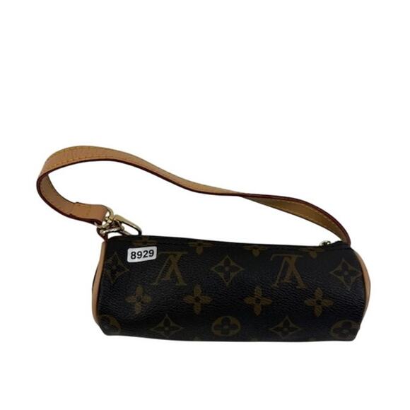 Louis Vuitton Pochette Papillon Mini Top Handle Hand Bag Monogram Leather Brown - Picture 1 of 8